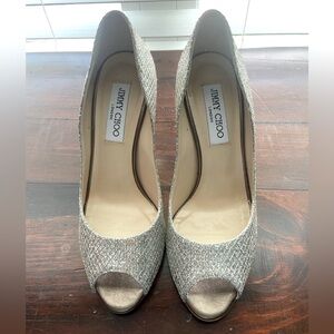 Jimmy Choo women’s shoes size 8 made in Italy.